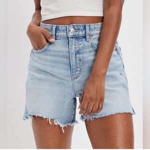 American eagle highest rise baggy denim shorts